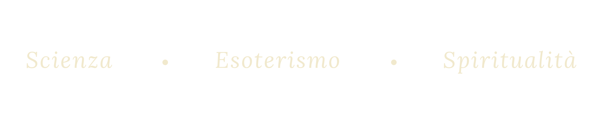 Scienza Esoterismo e Spiritualità chiaro